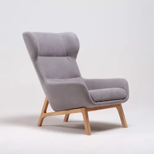 Modern High Wingback Fabric