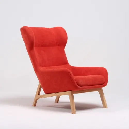 Modern High Wingback Fabric