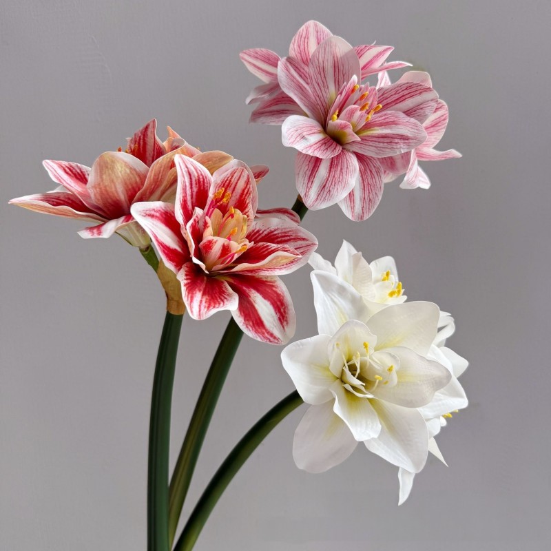 Artificial Amaryllis Flower Stem Wholesale | Kingyee Flora