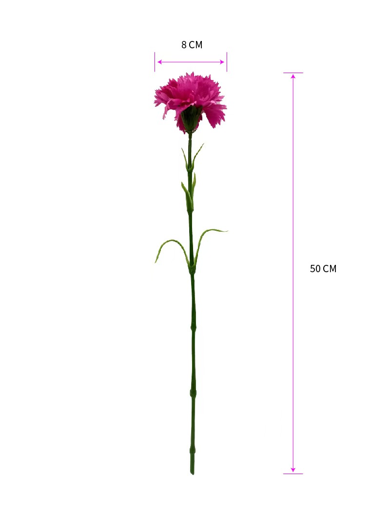 Artificial Carnation Single Stem Wholesale | Kingyee Flora - Image 2