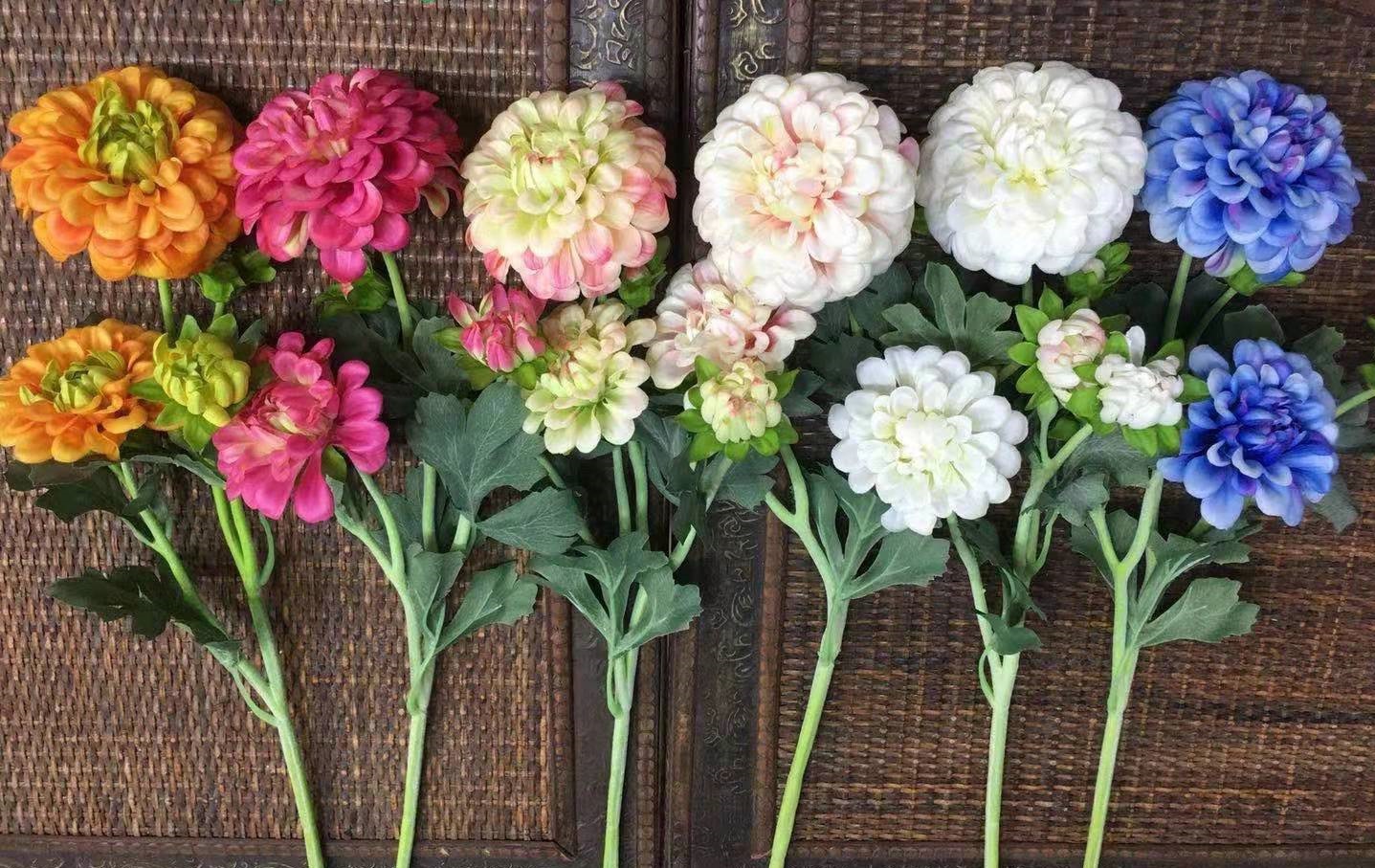 Artificial Dahlia Flower Stem Wholesale | Kingyee Flora - Image 2