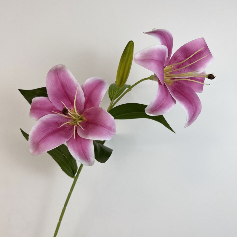Artificial Lily Stems | Real Touch Faux Lilies - Image 2