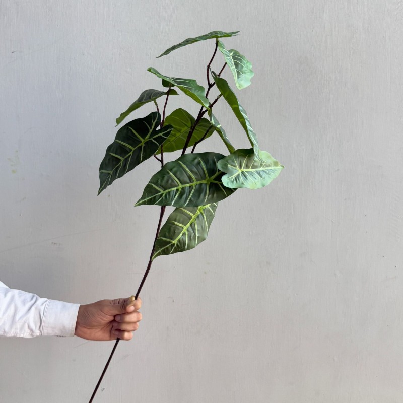 Artificial Caladium Leaf Greenery Stem Wholesale | Kingyee Flora - Image 3