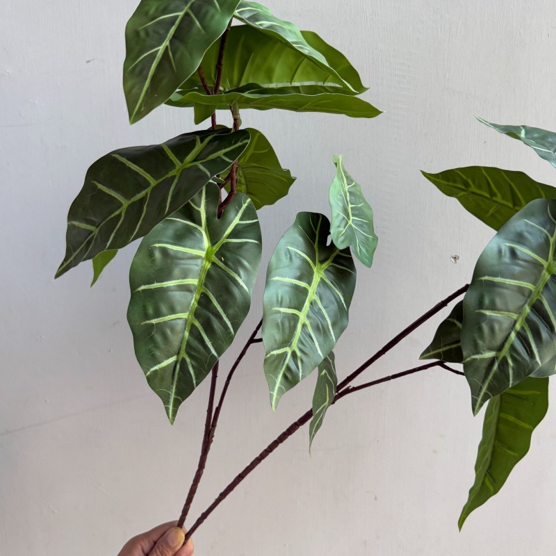 Artificial Caladium Leaf Greenery Stem Wholesale | Kingyee Flora - Image 5