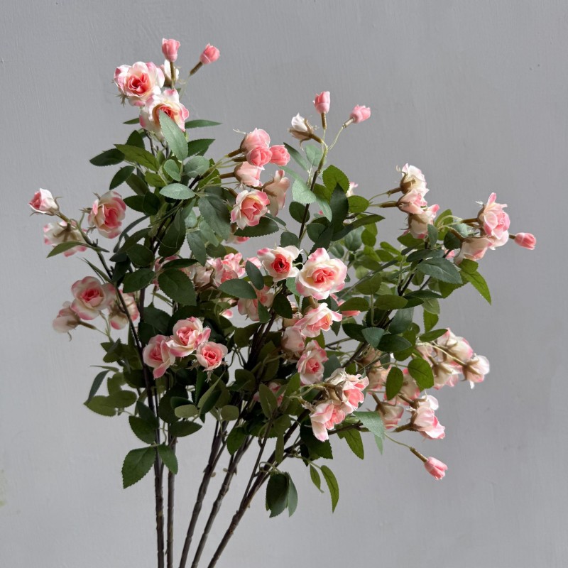 Artificial Mini Multi-Head Rose Flower Stem Wholesale | Kingyee Flora - Image 11