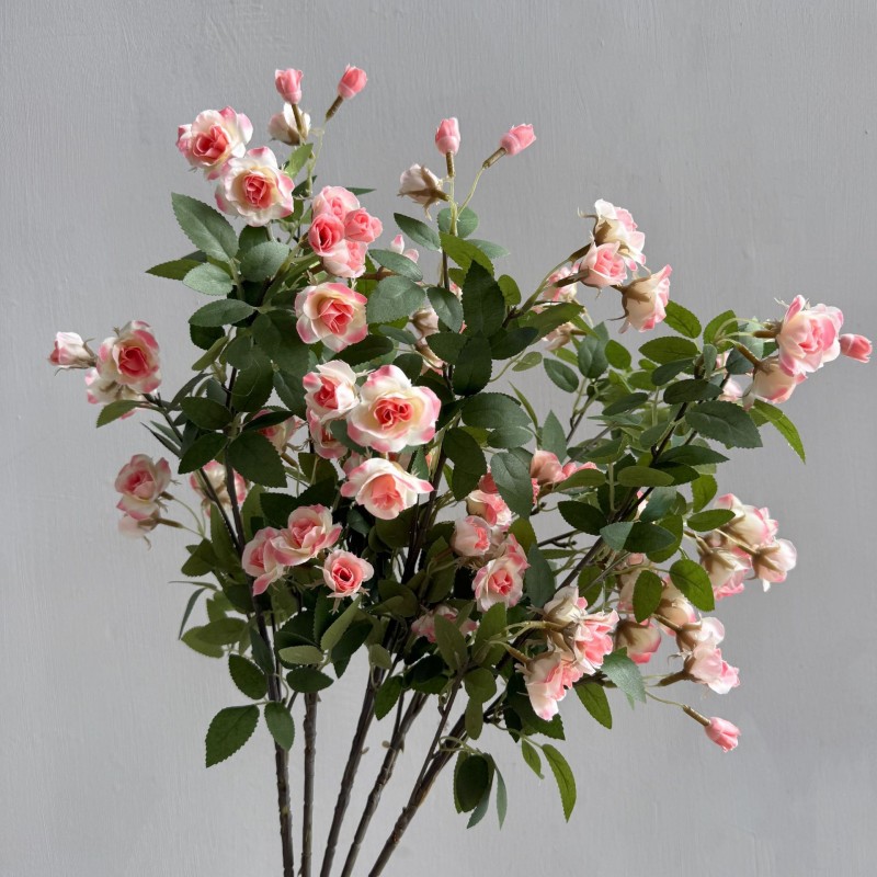 Artificial Mini Multi-Head Rose Flower Stem Wholesale | Kingyee Flora - Image 13