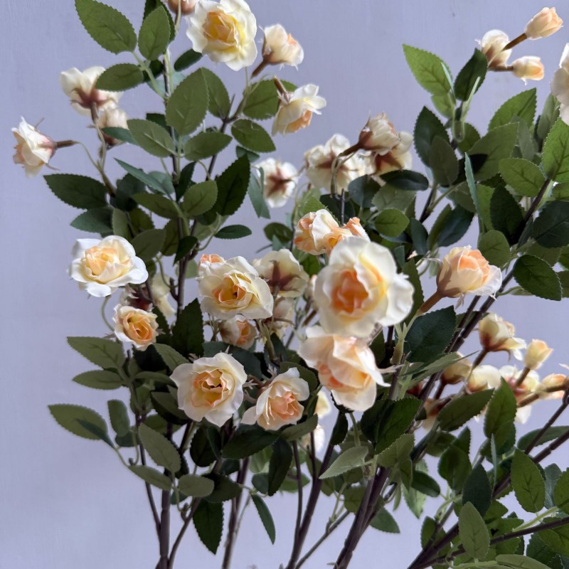 Artificial Mini Multi-Head Rose Flower Stem Wholesale | Kingyee Flora - Image 14