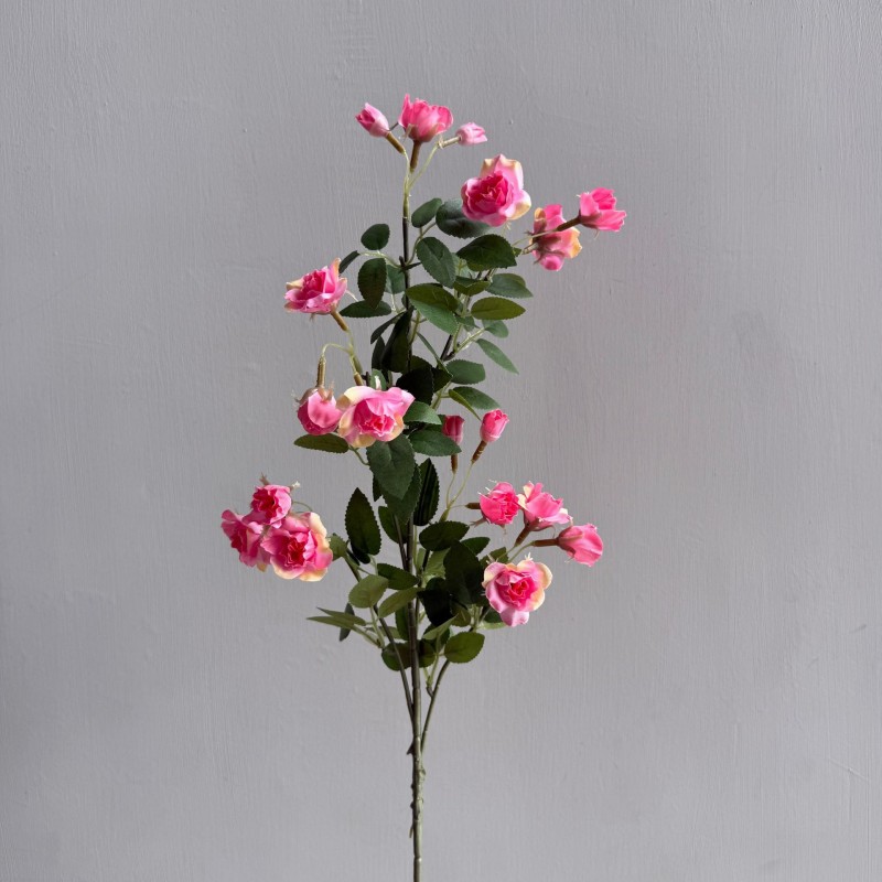 Artificial Mini Multi-Head Rose Flower Stem Wholesale | Kingyee Flora - Image 4