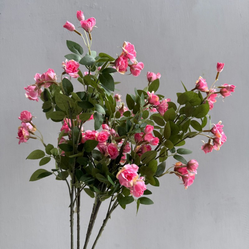 Artificial Mini Multi-Head Rose Flower Stem Wholesale | Kingyee Flora