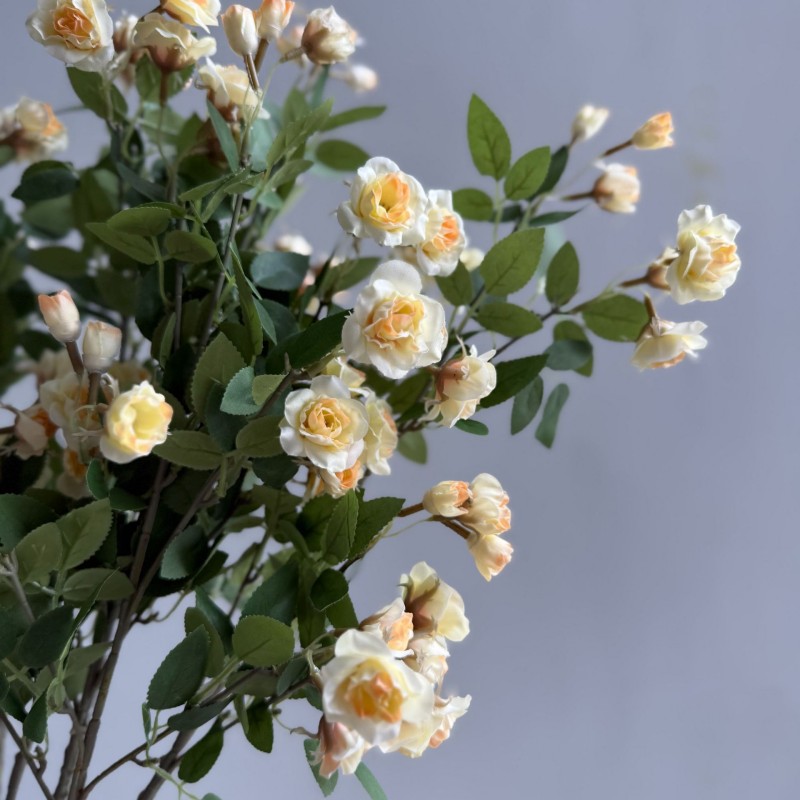 Artificial Mini Multi-Head Rose Flower Stem Wholesale | Kingyee Flora - Image 9