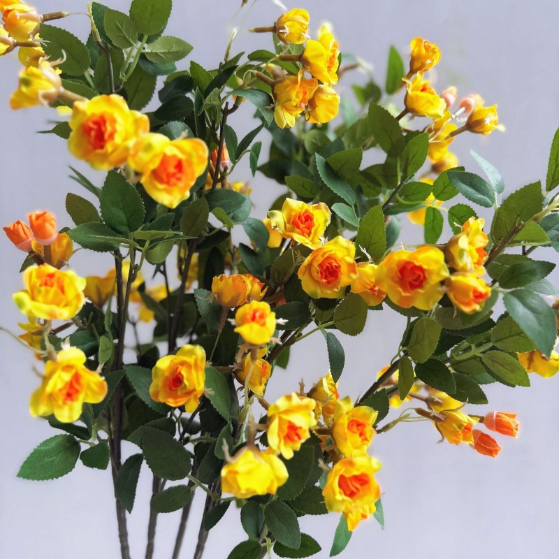 Artificial Mini Multi-Head Rose Flower Stem Wholesale | Kingyee Flora - Image 10