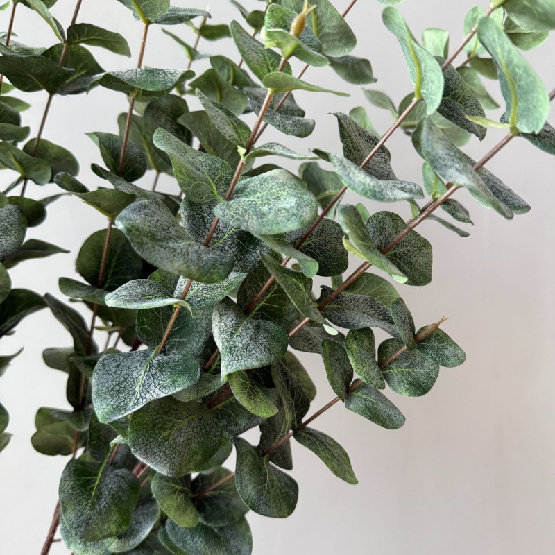 Artificial 5‑Fork Eucalyptus Greenery Stem Wholesale | Kingyee Flora - Image 8