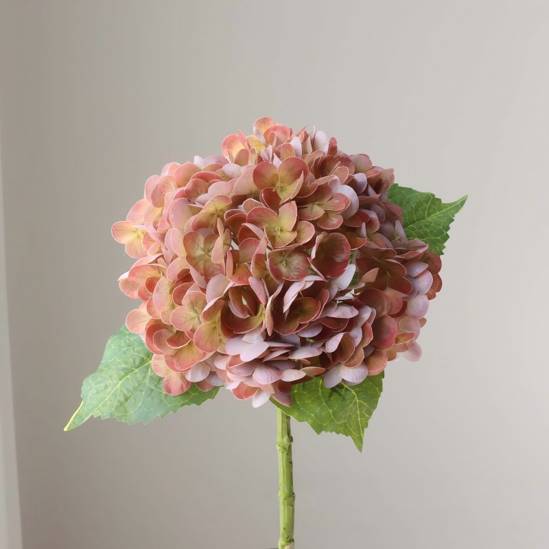 Artificial Hydrangea Stem - Real Touch Silk Flower, 48cm Long, 17cm Bloom, Bulk Wholesale for Wedding & Home Decor | Kingyee Flora - Image 12