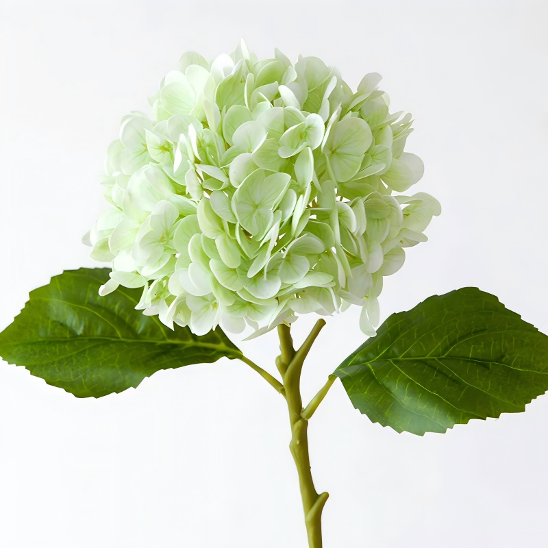 Artificial Hydrangea Stem - Real Touch Silk Flower, 48cm Long, 17cm Bloom, Bulk Wholesale for Wedding & Home Decor | Kingyee Flora - Image 10