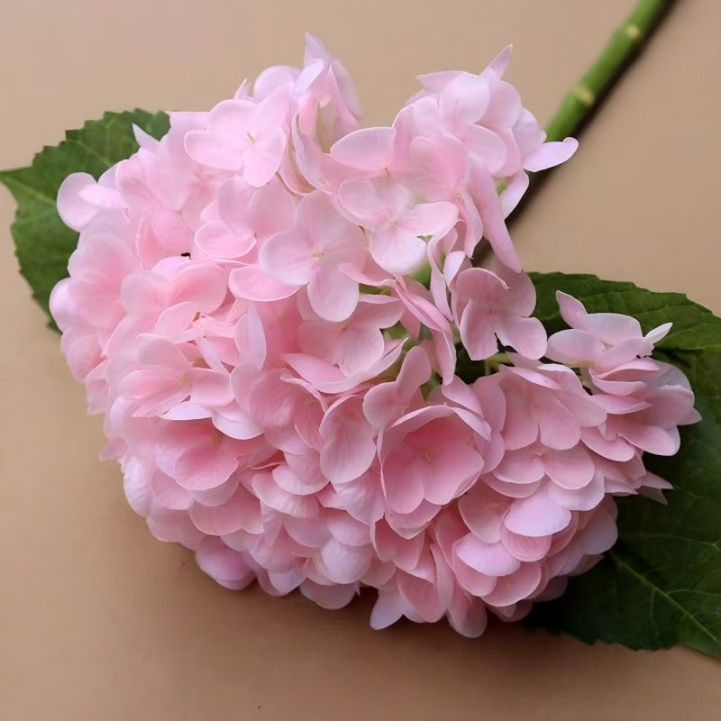 Artificial Hydrangea Stem - Real Touch Silk Flower, 48cm Long, 17cm Bloom, Bulk Wholesale for Wedding & Home Decor | Kingyee Flora - Image 6