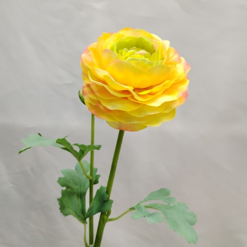 Artificial 2 Head Ranunculus Flower Stem Wholesale | Kingyee Flora - Image 12