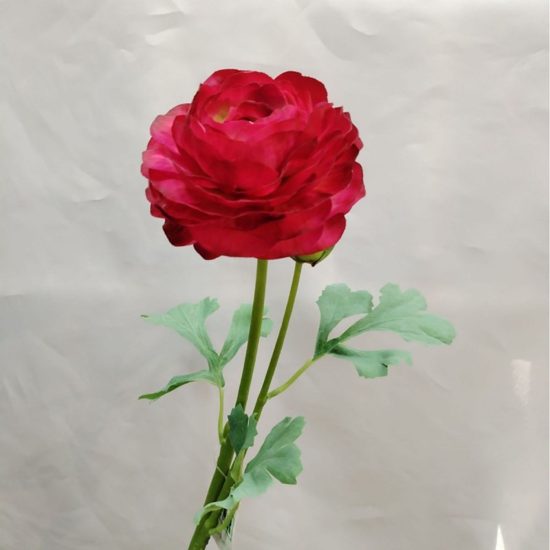Artificial 2 Head Ranunculus Flower Stem Wholesale | Kingyee Flora - Image 6