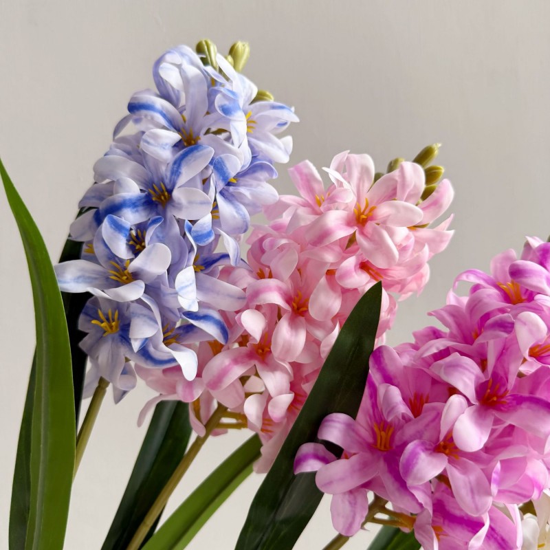 Real-Touch Hyacinth Artificial Flower Stem Wholesale | Kingyee Flora