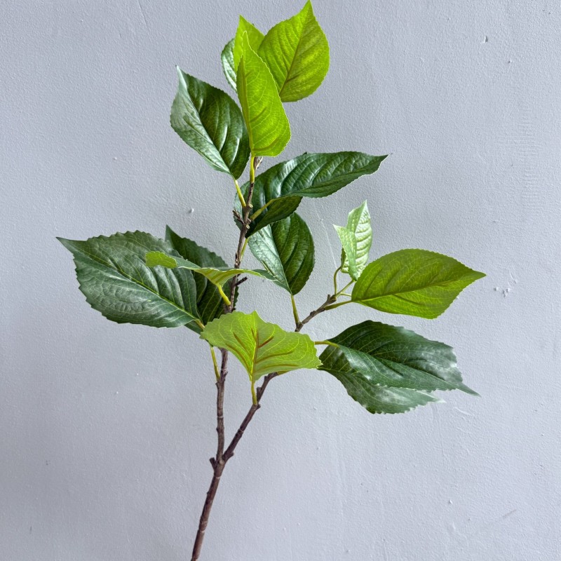 Real-Touch Hydrangea Leaf Greenery Stem Wholesale | Kingyee Flora - Image 7