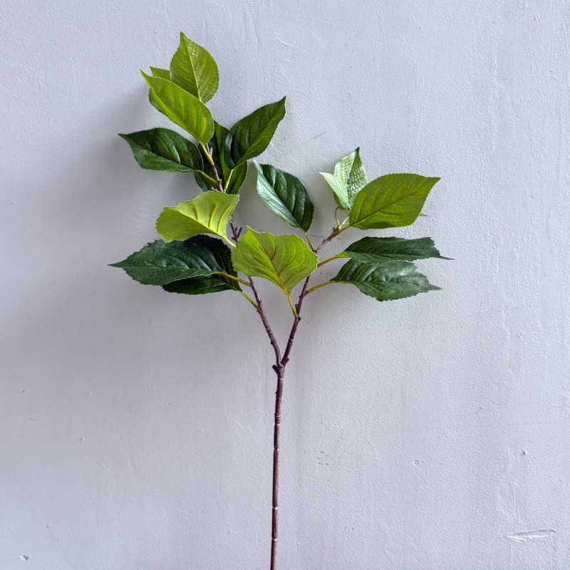 Real-Touch Hydrangea Leaf Greenery Stem Wholesale | Kingyee Flora - Image 5