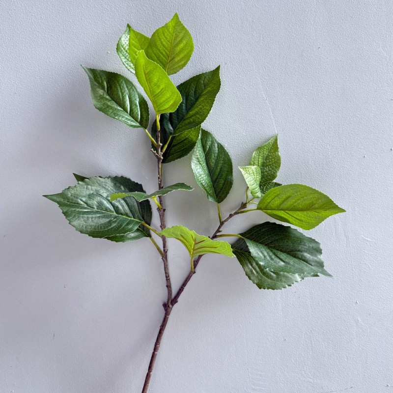 Real-Touch Hydrangea Leaf Greenery Stem Wholesale | Kingyee Flora