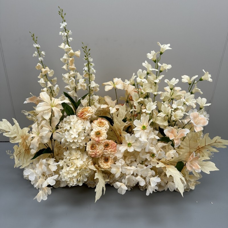 Pre-Made Artificial Wedding Floral Table Runner Wholesale | Kingyee Flora