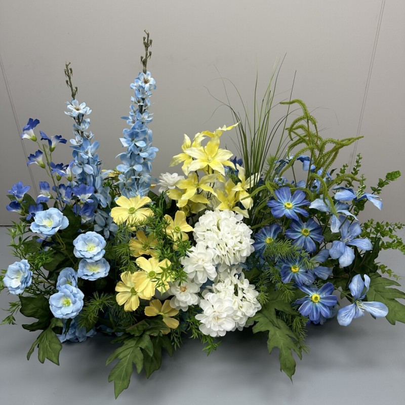 Pre-Made Artificial Wedding Floral Table Runner Wholesale | Kingyee Flora - Image 4