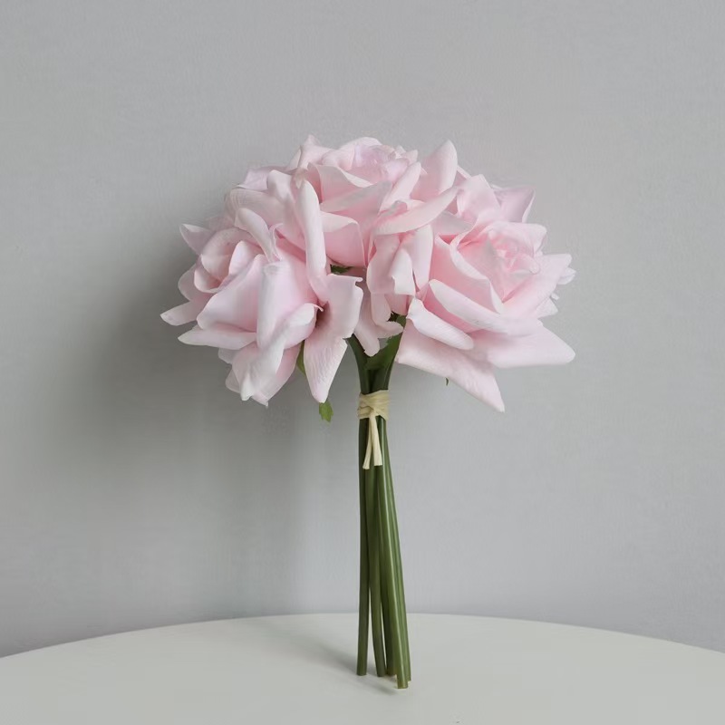 Real Touch Moisturizing Artificial Rose Bouquet - 7 Stems - Image 4