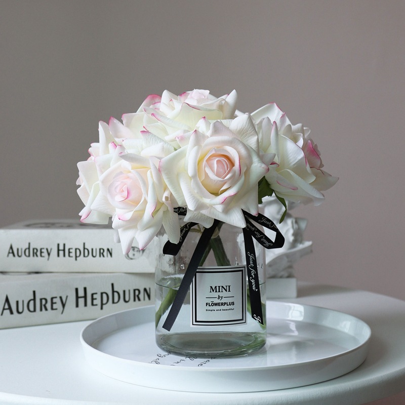 Real Touch Moisturizing Artificial Rose Bouquet - 7 Stems - Image 5