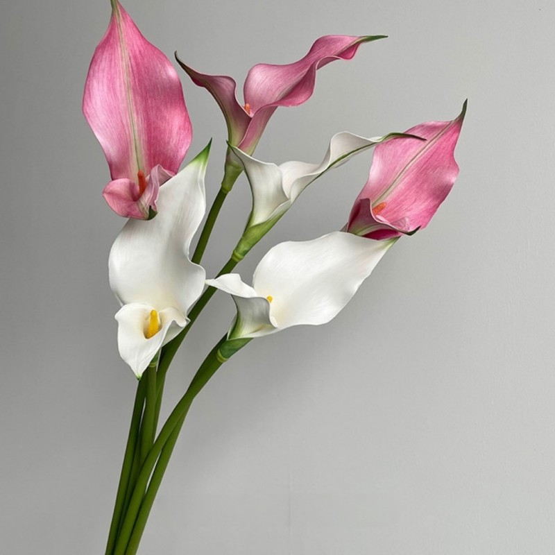 Real Touch Double‑Petal Calla Lily Artificial Flower Wholesale | Kingyee Flora