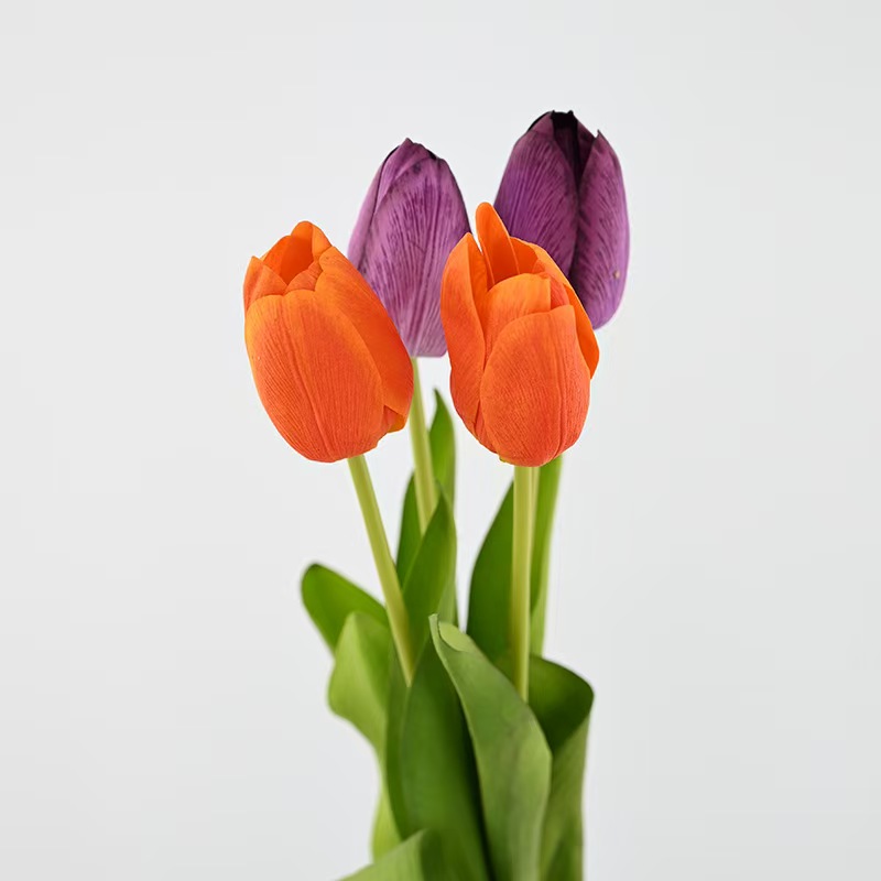 Real Touch Camellia Tulip Artificial Flower Stem Wholesale | Kingyee Flora - Image 5