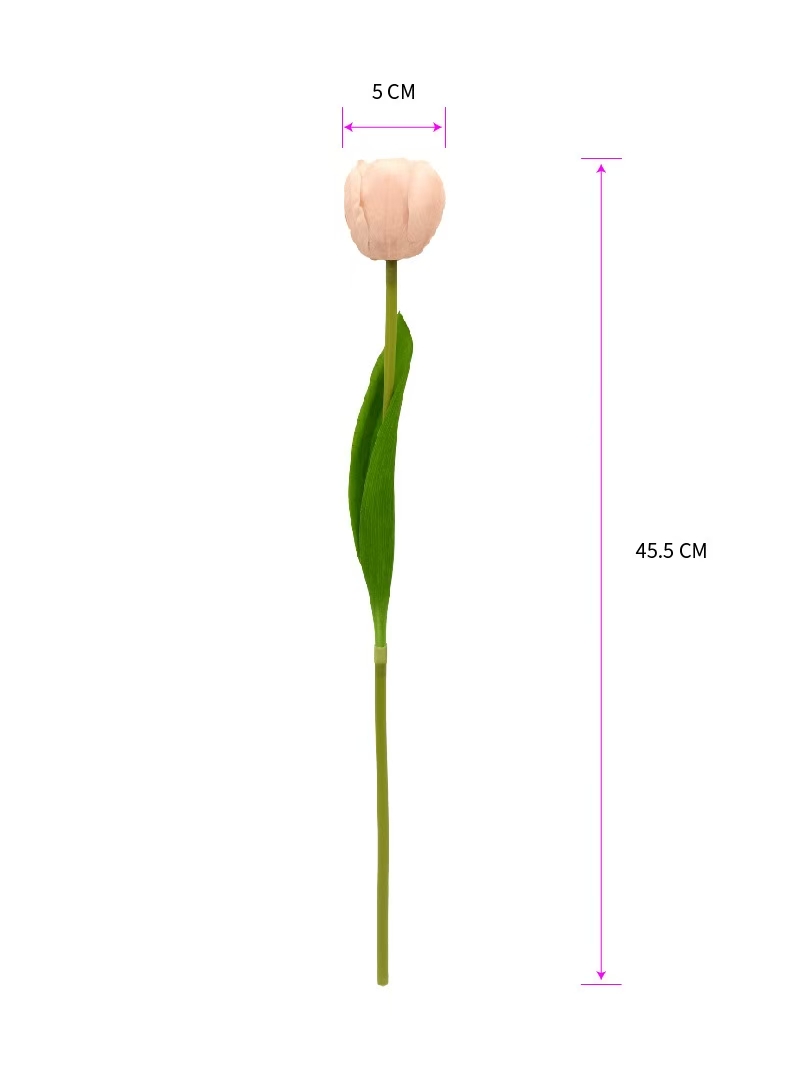 Real Touch Camellia Tulip Artificial Flower Stem Wholesale | Kingyee Flora - Image 7