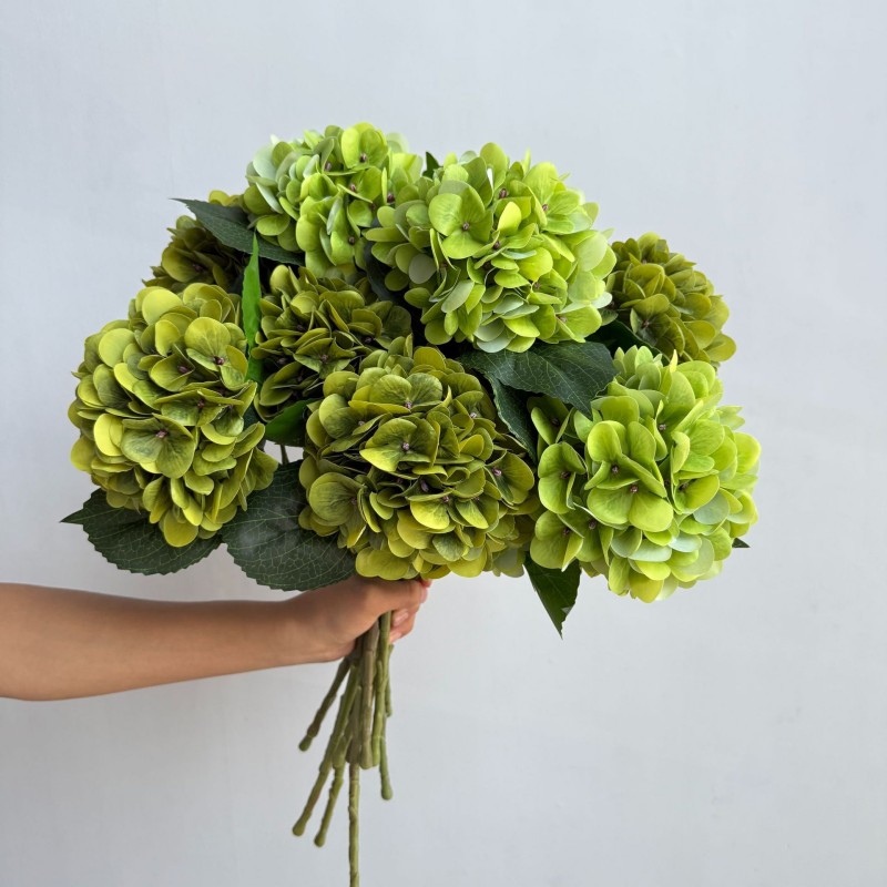 Artificial Single Hydrangea Flower Stem Wholesale | Kingyee Flora - Image 10