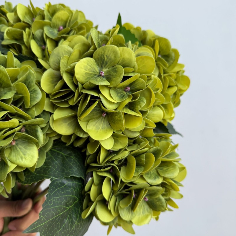 Artificial Single Hydrangea Flower Stem Wholesale | Kingyee Flora - Image 3