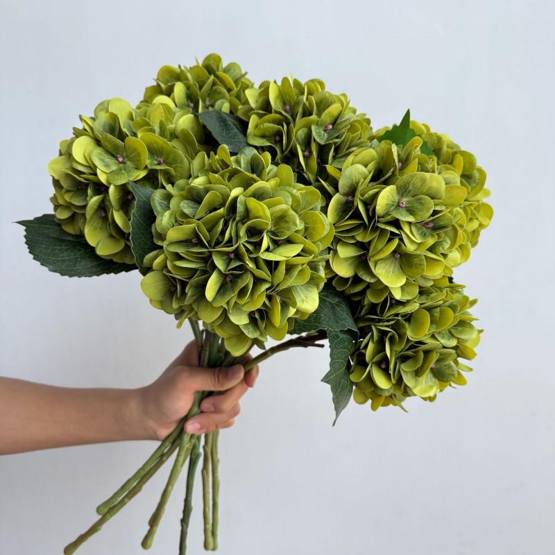Artificial Single Hydrangea Flower Stem Wholesale | Kingyee Flora - Image 5