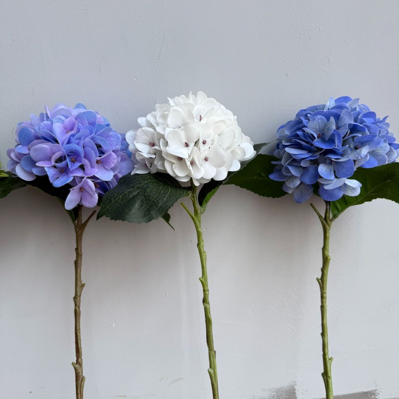 Artificial Single Hydrangea Flower Stem Wholesale | Kingyee Flora - Image 7