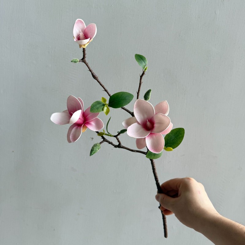 Artificial Magnolia Blossom Flower Stem Wholesale | Kingyee Flora - Image 3