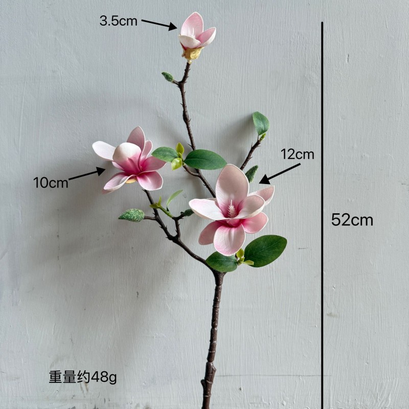 Artificial Magnolia Blossom Flower Stem Wholesale | Kingyee Flora - Image 2