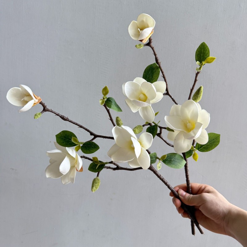 Artificial Magnolia Blossom Flower Stem Wholesale | Kingyee Flora - Image 6