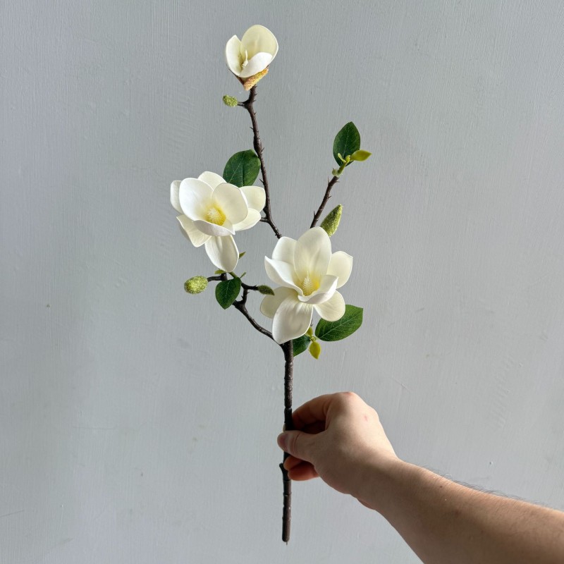 Artificial Magnolia Blossom Flower Stem Wholesale | Kingyee Flora - Image 8