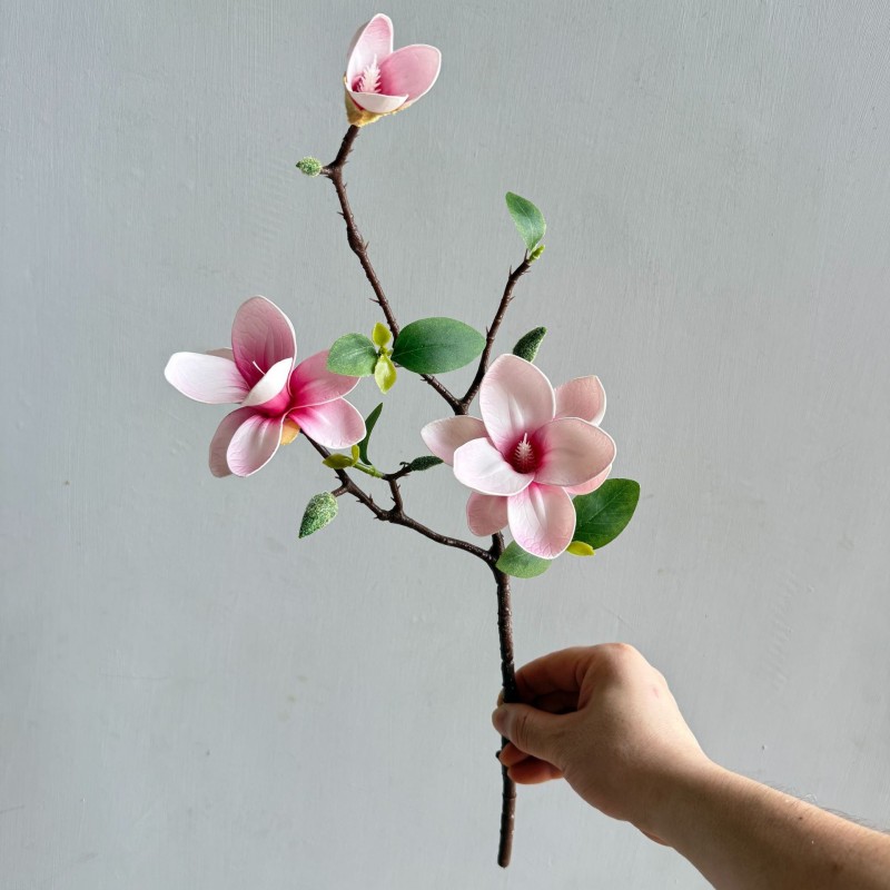 Artificial Magnolia Blossom Flower Stem Wholesale | Kingyee Flora - Image 9