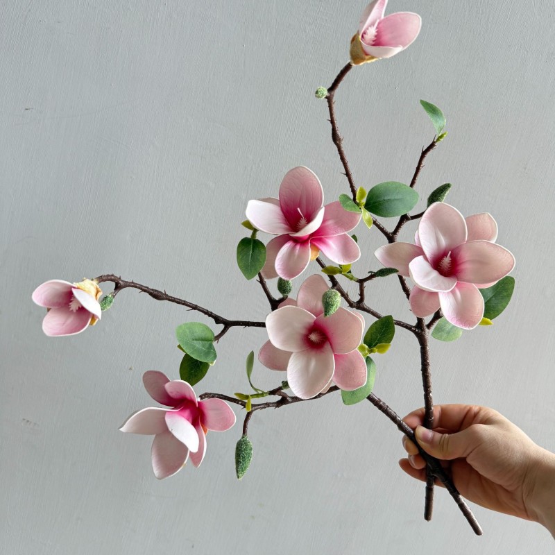 Artificial Magnolia Blossom Flower Stem Wholesale | Kingyee Flora