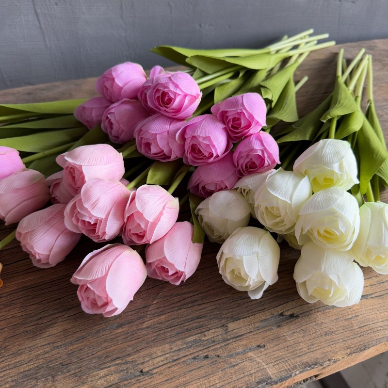 Real-Touch Artificial Tulip Flower Stem Wholesale | Kingyee Flora